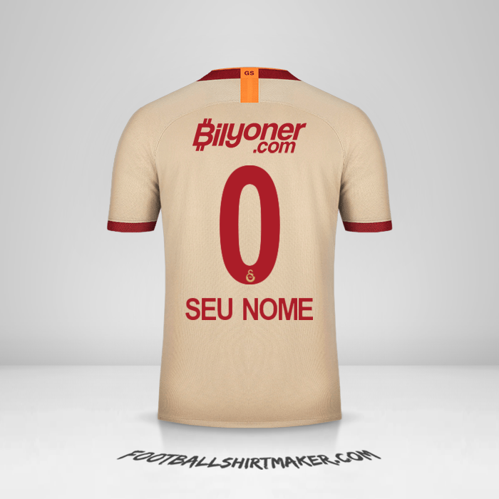 Camisa Galatasaray SK 2019/20 II -  seu nome - 0