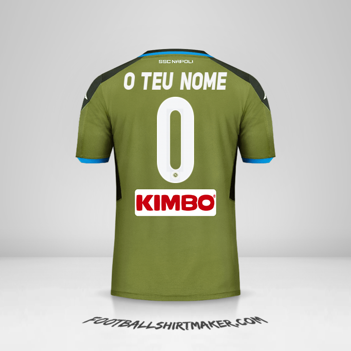 Camisola SSC Napoli 2019/20 II -  o teu nome - 0