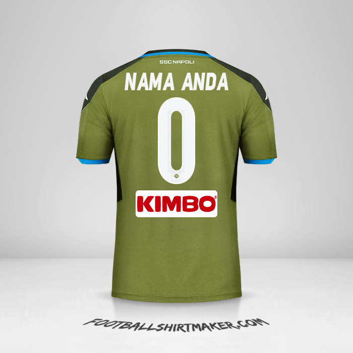 Jersey SSC Napoli 2019/20 II -  nama anda - 0