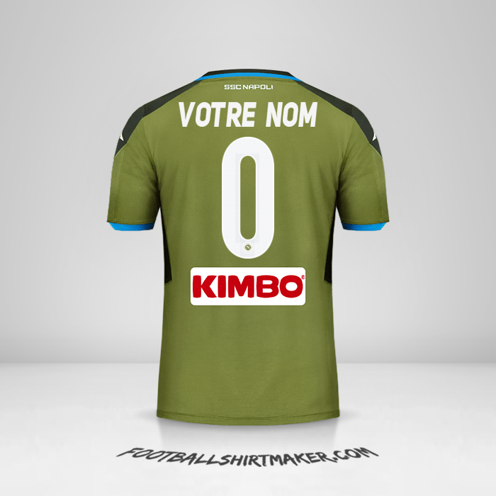 Maillot SSC Napoli 2019/20 II -  votre nom - 0