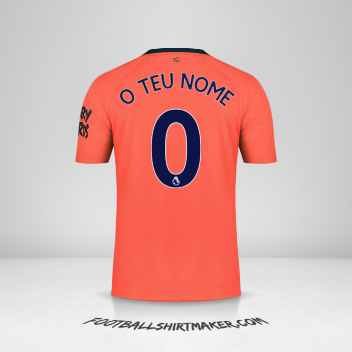 Camisola Everton FC 2019/20 II -  o teu nome - 0