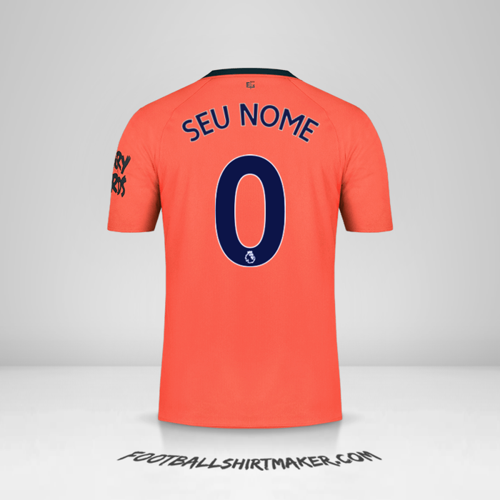 Camisa Everton FC 2019/20 II -  seu nome - 0