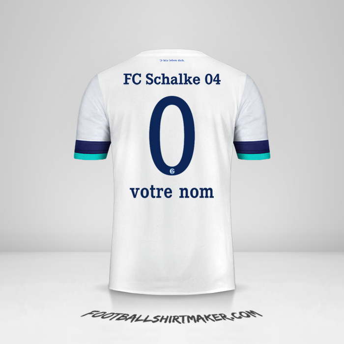 Maillot Schalke 04 2019/20 II -  votre nom - 0