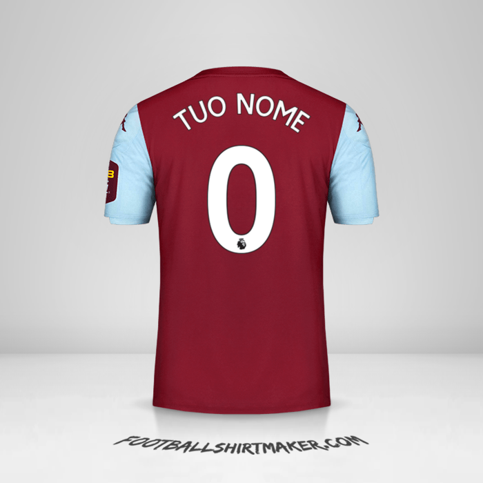 Maglia Aston Villa FC 2019/20 -  tuo nome - 0