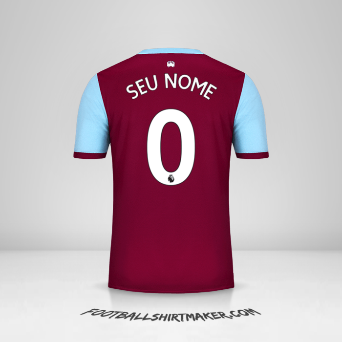 Camisa West Ham United FC 2019/20 -  seu nome - 0