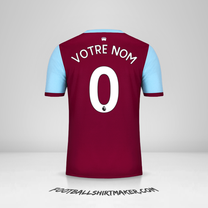 Maillot West Ham United FC 2019/20 -  votre nom - 0