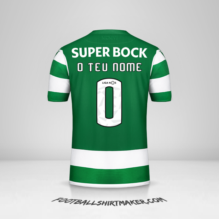 Camisola Sporting Clube 2019/20 -  o teu nome - 0