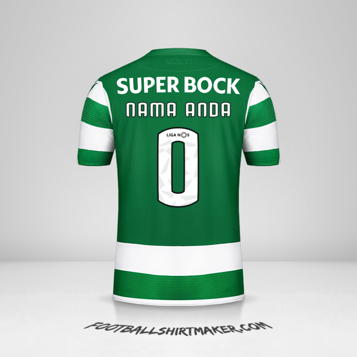 Jersey Sporting Clube 2019/20 -  nama anda - 0