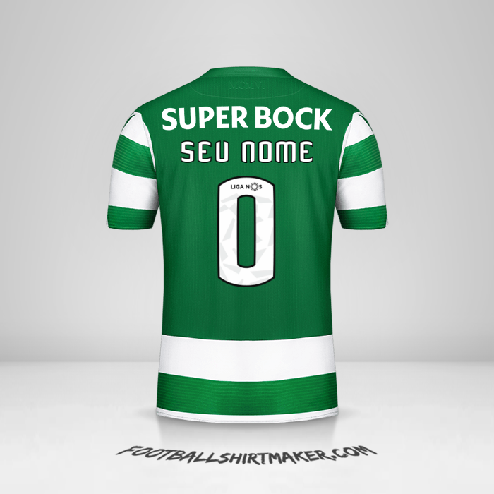 Camisa Sporting Clube 2019/20 -  seu nome - 0