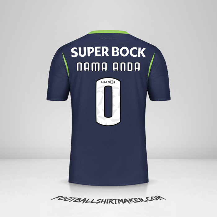 Jersey Sporting Clube 2019/20 II -  nama anda - 0