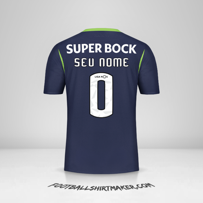 Camisa Sporting Clube 2019/20 II -  seu nome - 0