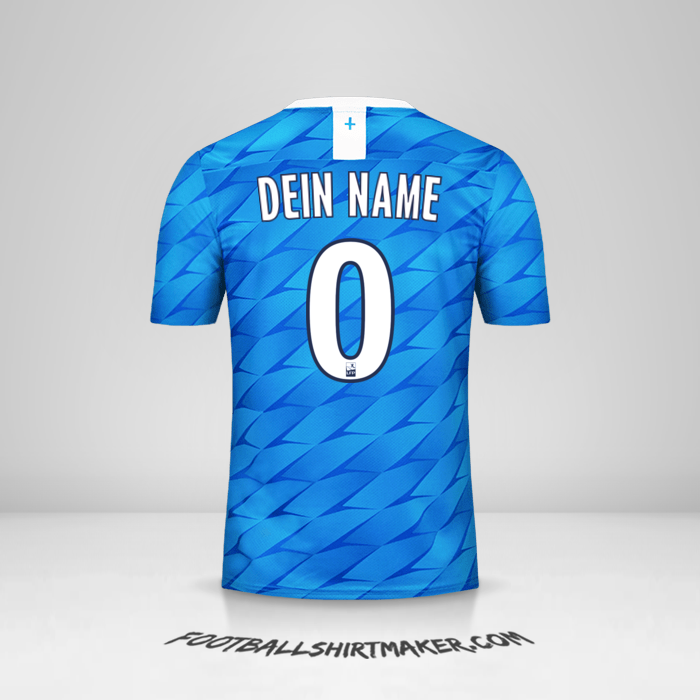 Trikot Olympique de Marseille 2019/20 II -  dein name - 0