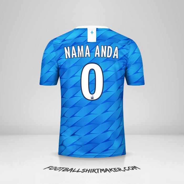 Jersey Olympique de Marseille 2019/20 II -  nama anda - 0