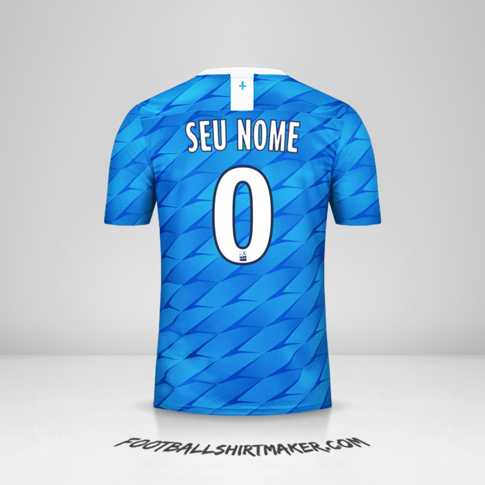 Camisa Olympique de Marseille 2019/20 II -  seu nome - 0