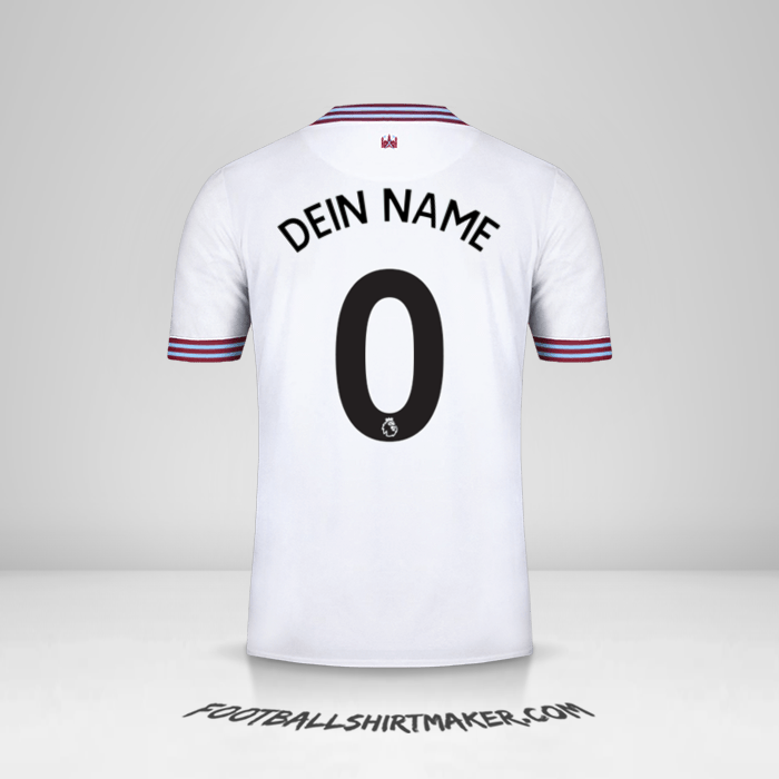 Trikot West Ham United FC 2019/20 II -  dein name - 0