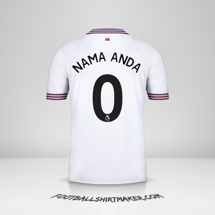 Jersey West Ham United FC 2019/20 II -  nama anda - 0