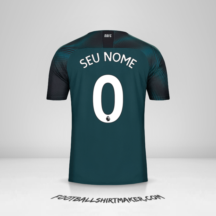 Camisa Newcastle United FC 2019/20 II -  seu nome - 0