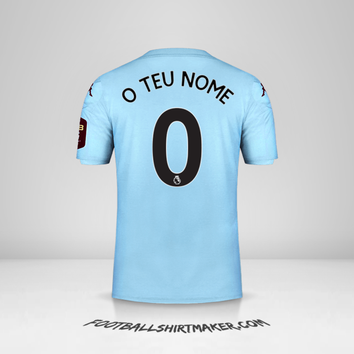 Camisola Aston Villa FC 2019/20 II -  o teu nome - 0