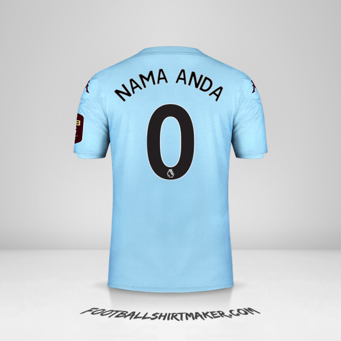 Jersey Aston Villa FC 2019/20 II -  nama anda - 0