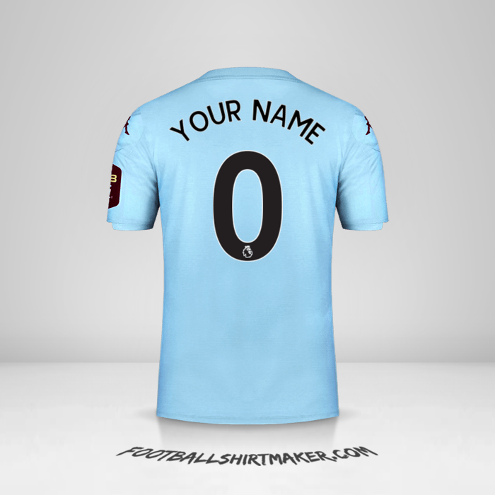 Aston Villa FC 2019/20 II jersey number 0 your name