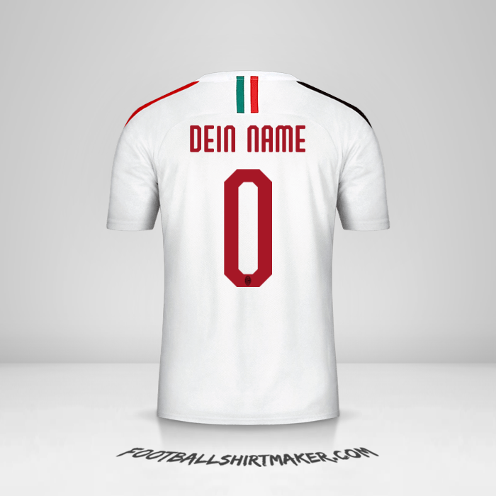 Trikot AC Milan 2019/20 II -  dein name - 0