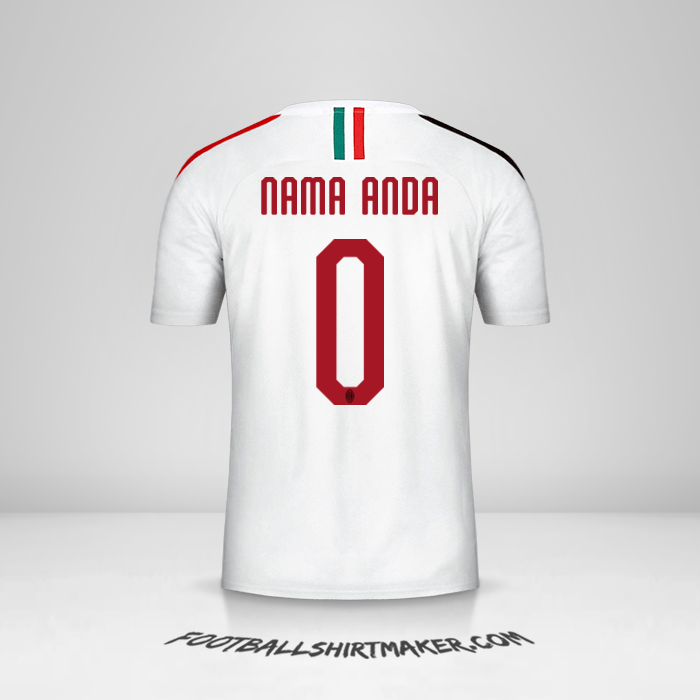 Jersey AC Milan 2019/20 II -  nama anda - 0