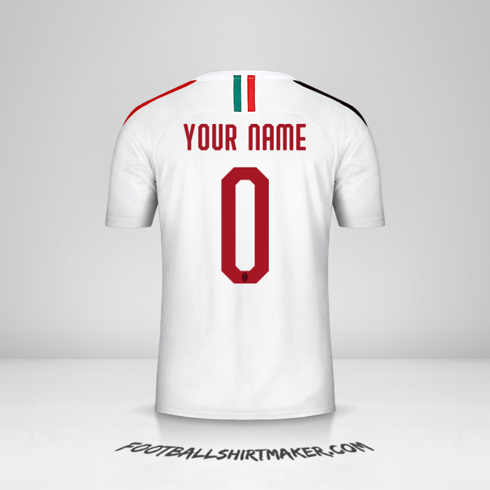 Shirt AC Milan 2019/20 II -  your name - 0