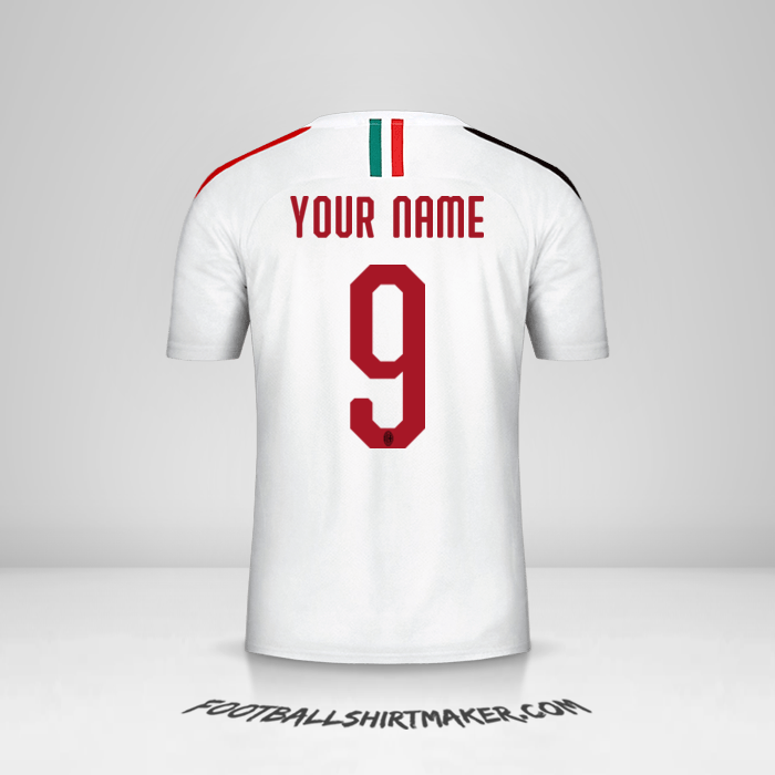 AC Milan 2019/20 II shirt number 9 your name