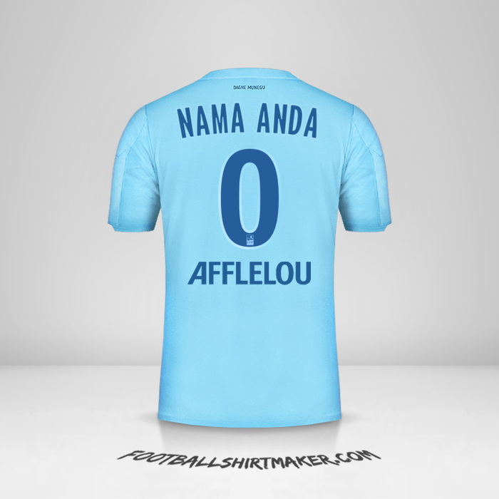 Jersey As Monaco 2019/20 III -  nama anda - 0