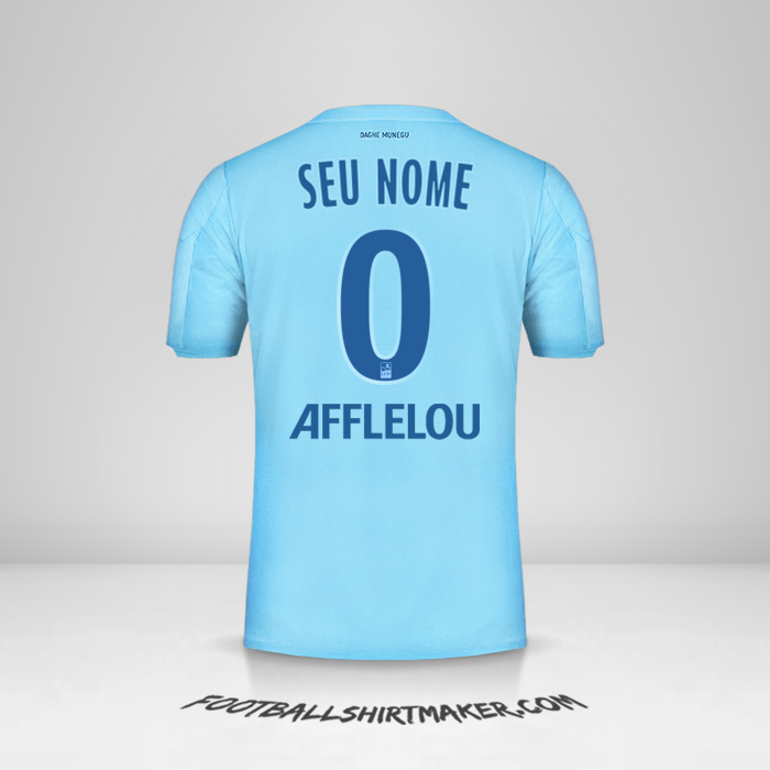 Camisa As Monaco 2019/20 III -  seu nome - 0