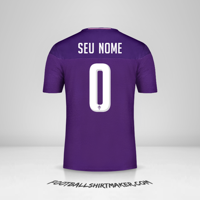 Camisa Fiorentina 2019/20 -  seu nome - 0