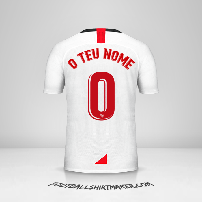 Camisola Sevilla FC 2019/2020 -  o teu nome - 0