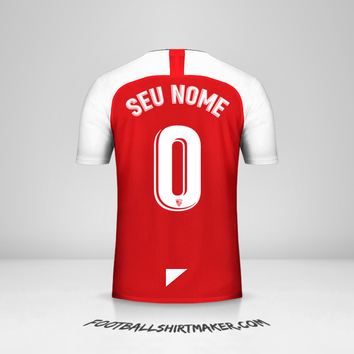 Camisa Sevilla FC 2019/2020 II -  seu nome - 0