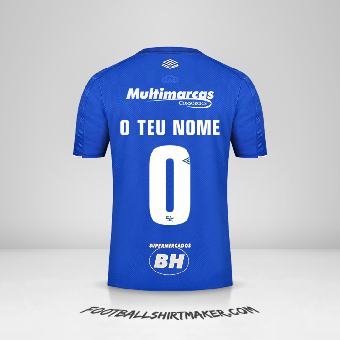 Camisola Cruzeiro 2019/20 -  o teu nome - 0