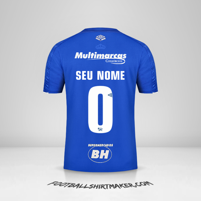 Camisa Cruzeiro 2019/20 -  seu nome - 0