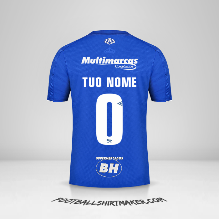 Maglia Cruzeiro 2019/20 -  tuo nome - 0
