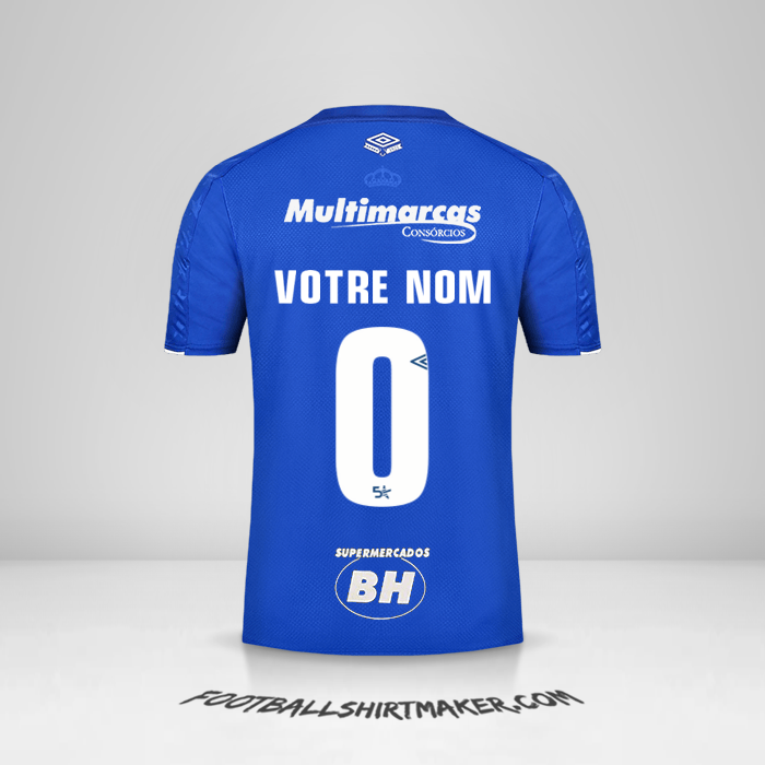Maillot Cruzeiro 2019/20 -  votre nom - 0