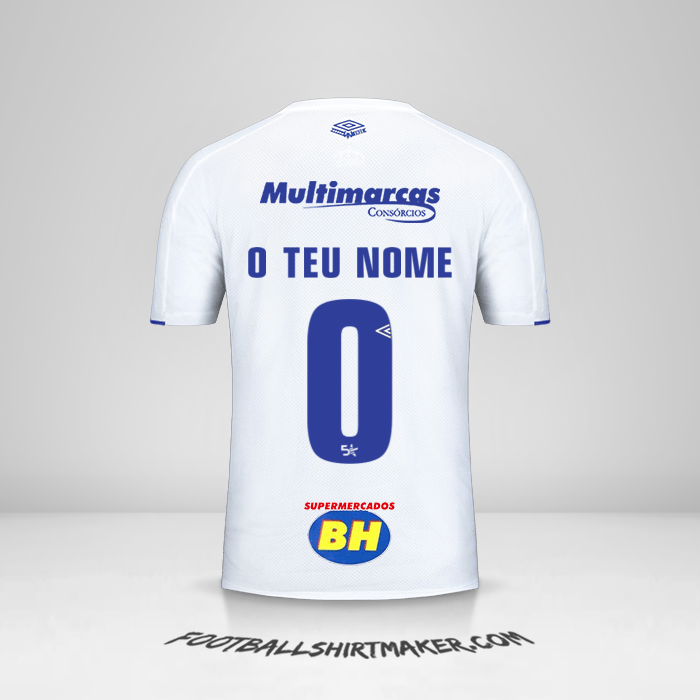 Camisola Cruzeiro 2019/20 II -  o teu nome - 0