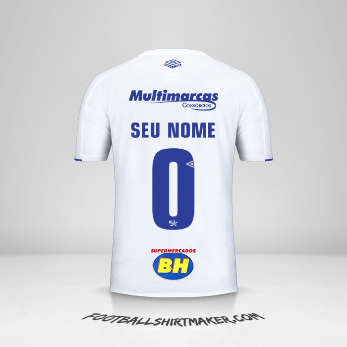 Camisa Cruzeiro 2019/20 II -  seu nome - 0