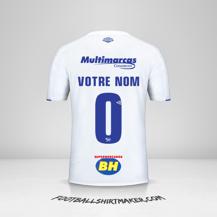 Maillot Cruzeiro 2019/20 II -  votre nom - 0