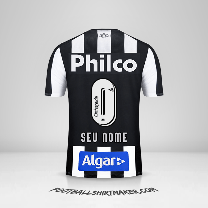 Camisa Santos FC 2019 II -  seu nome - 0