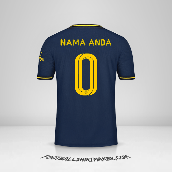 Jersey Arsenal 2019/20 Cup III -  nama anda - 0