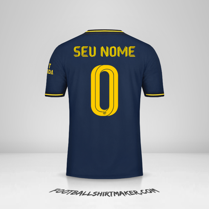 Camisa Arsenal 2019/20 Cup III -  seu nome - 0