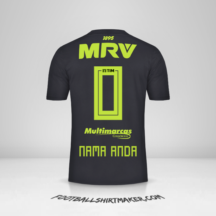 Jersey Flamengo 2019 III -  nama anda - 0