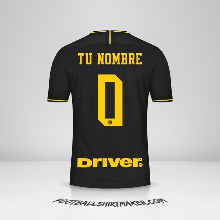 Jersey Inter 2019/20 III -  tu nombre - 0