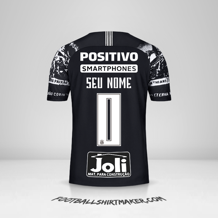 Camisa Corinthians 2019/20 III -  seu nome - 0