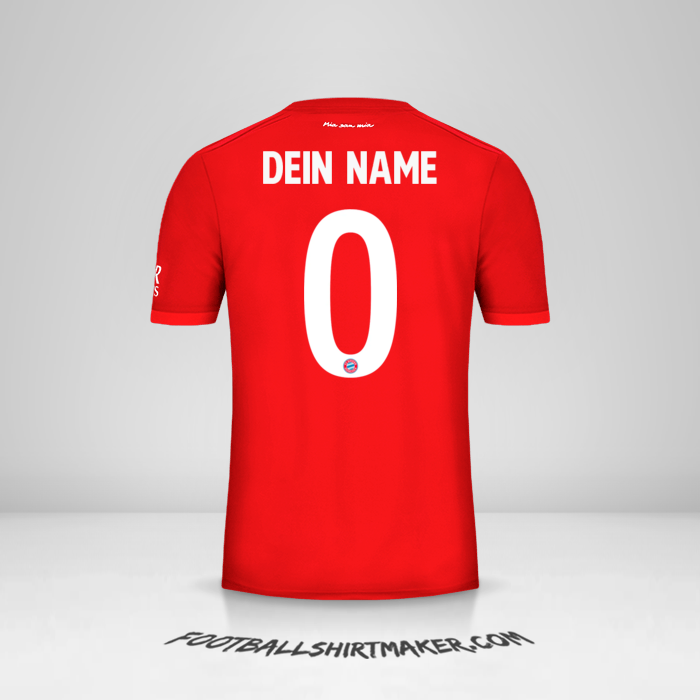 Trikot FC Bayern Munchen 2019/20 Cup -  dein name - 0