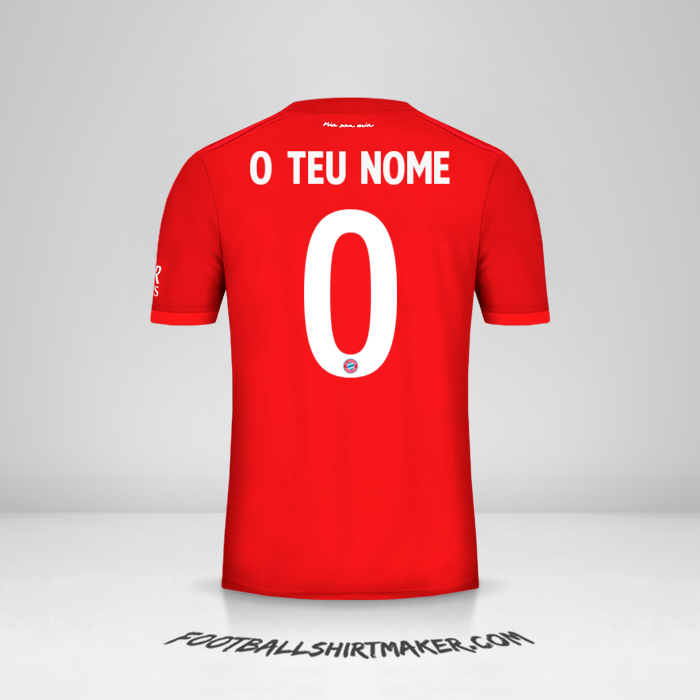 Camisola FC Bayern Munchen 2019/20 Cup -  o teu nome - 0