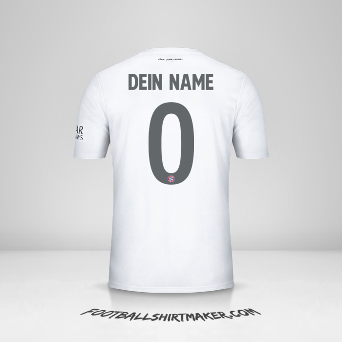 Trikot FC Bayern Munchen 2019/20 Cup II -  dein name - 0