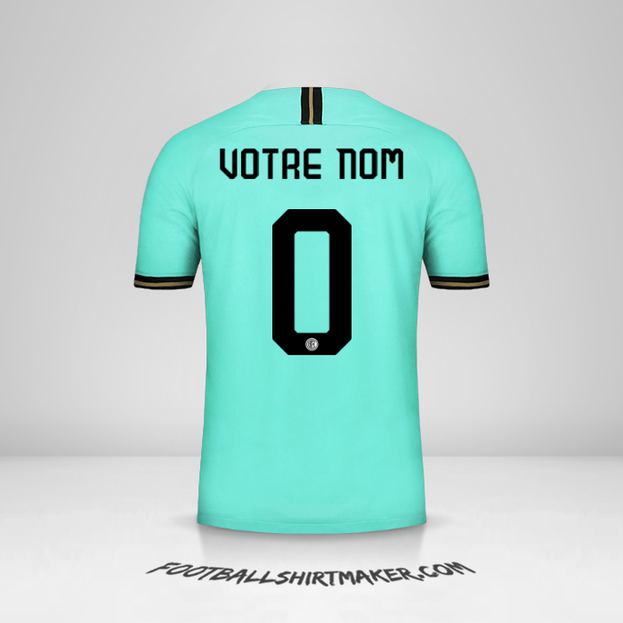 Maillot Inter 2019/20 Cup II -  votre nom - 0